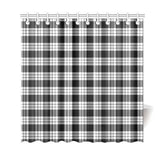 Macfarlane Black _ White Tartan Shower Curtain